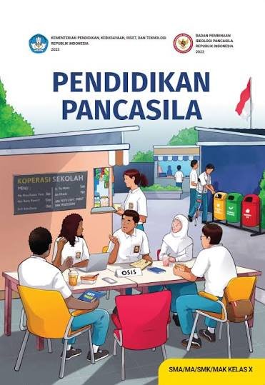 Cover Pendidikan Pancasila Kelas X