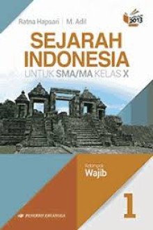 Cover Sejarah Indonesia Kelas X